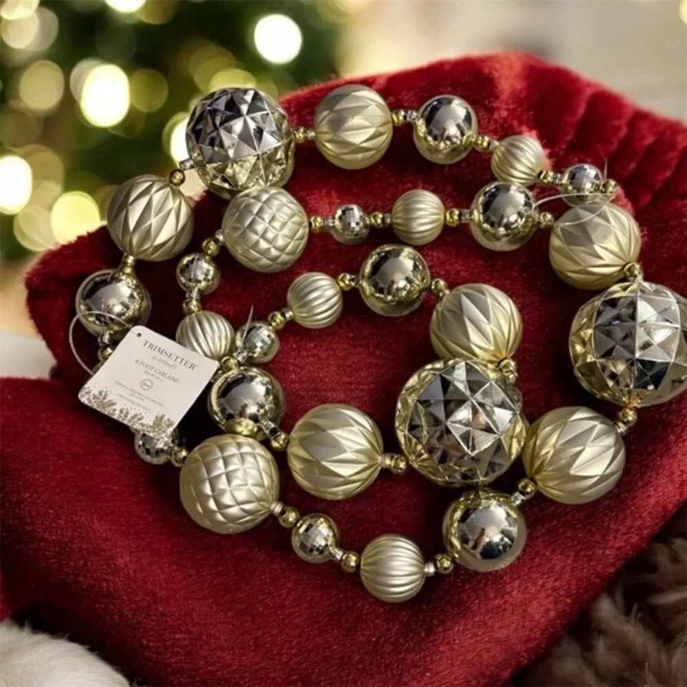 6’ Shatterproof Christmas Ornament Garland
